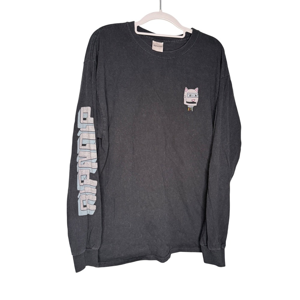 Ripndip Bionic Nerm‎ long sleeve tshirt in black